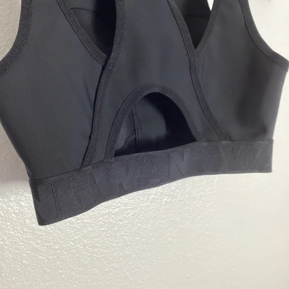 Alexander Wang Sports Bra X H&M Black Logo Size 6 - Picture 11 of 13